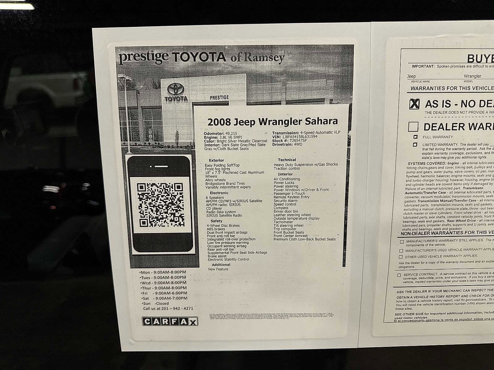 Thumbnail: 2008 Jeep Wrangler - 13