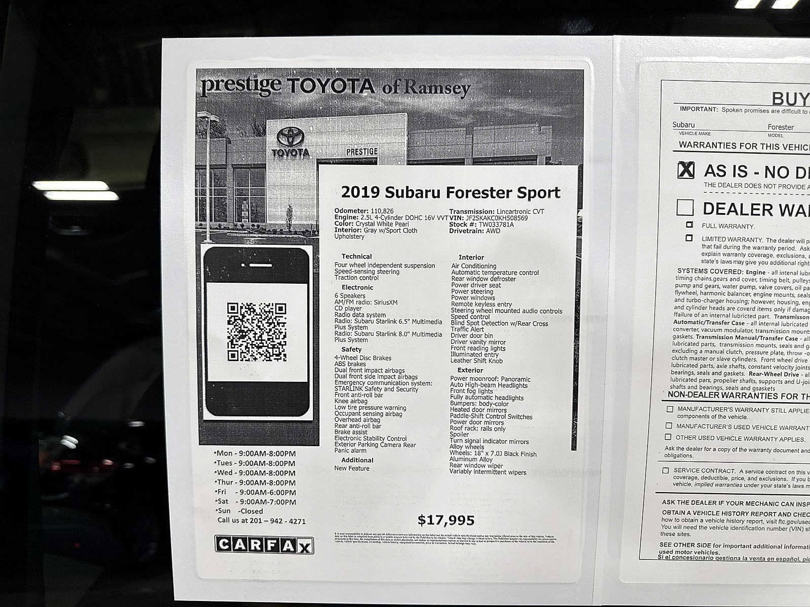 Thumbnail: 2019 Subaru Forester - 13