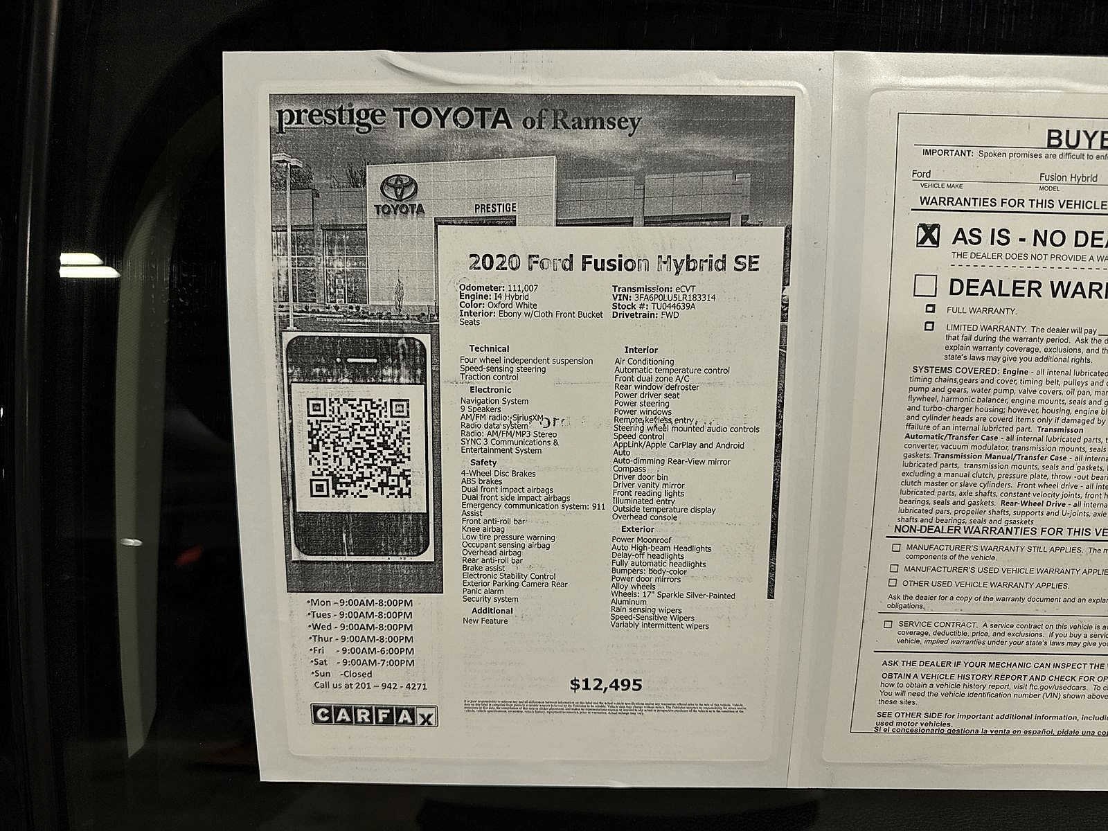 Thumbnail: 2020 Ford Fusion - 13