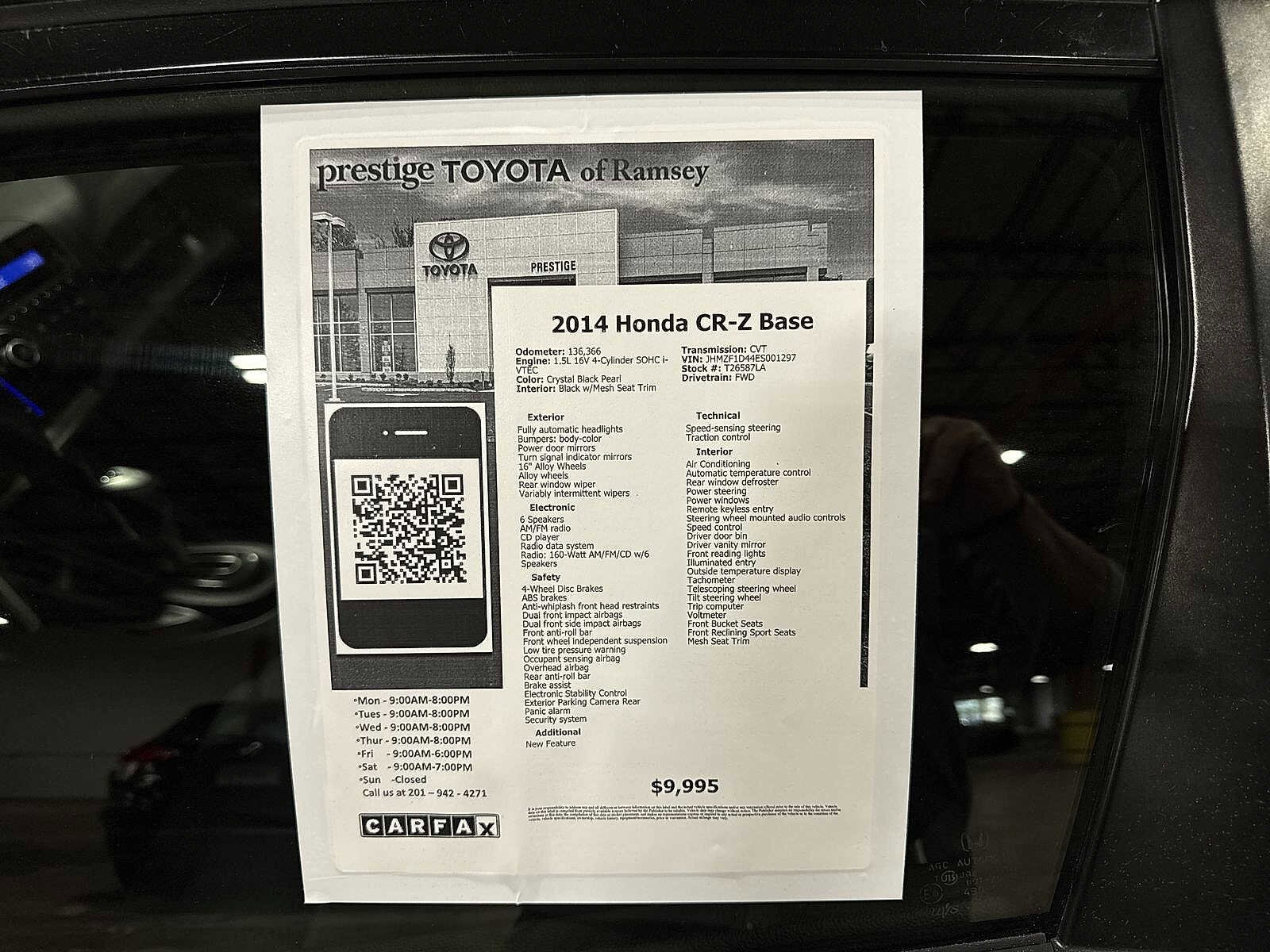 Thumbnail: 2014 Honda CR-Z - 13