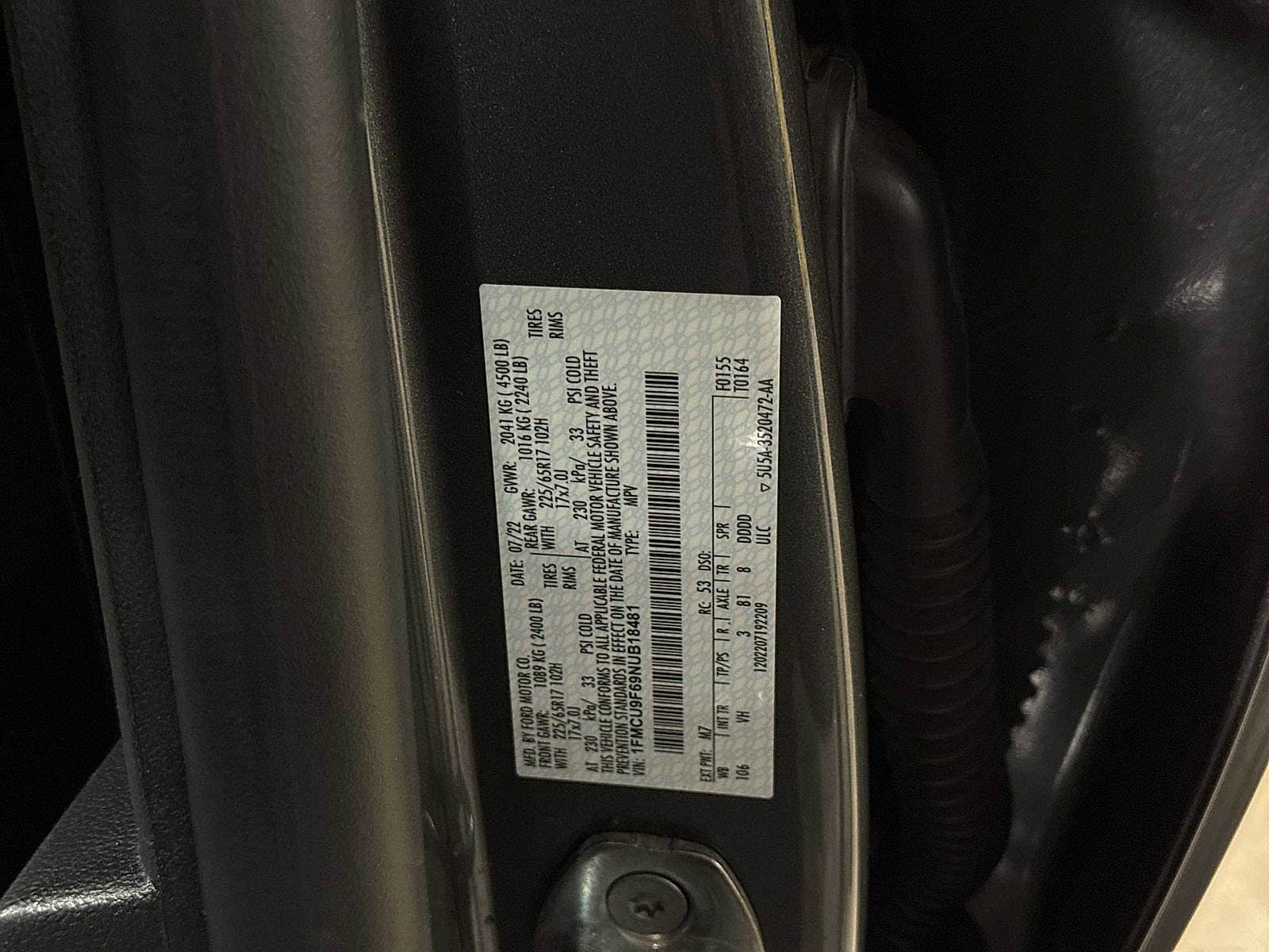 Thumbnail: 2022 Ford Escape - 14