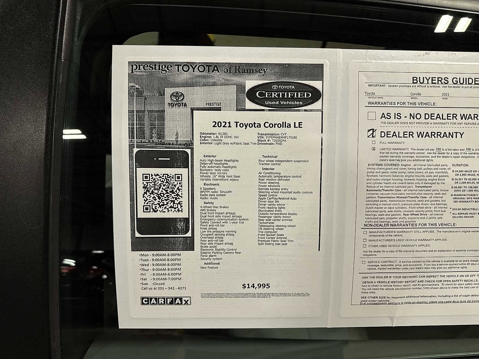 Thumbnail: 2021 Toyota Corolla - 13