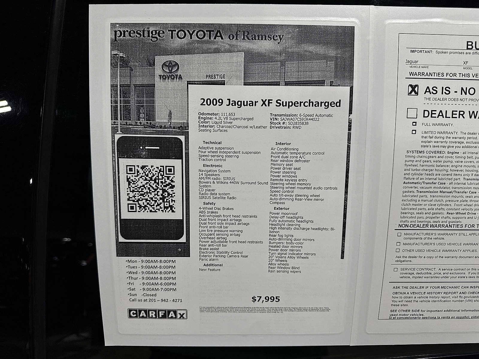 Thumbnail: 2009 Jaguar XF - 12