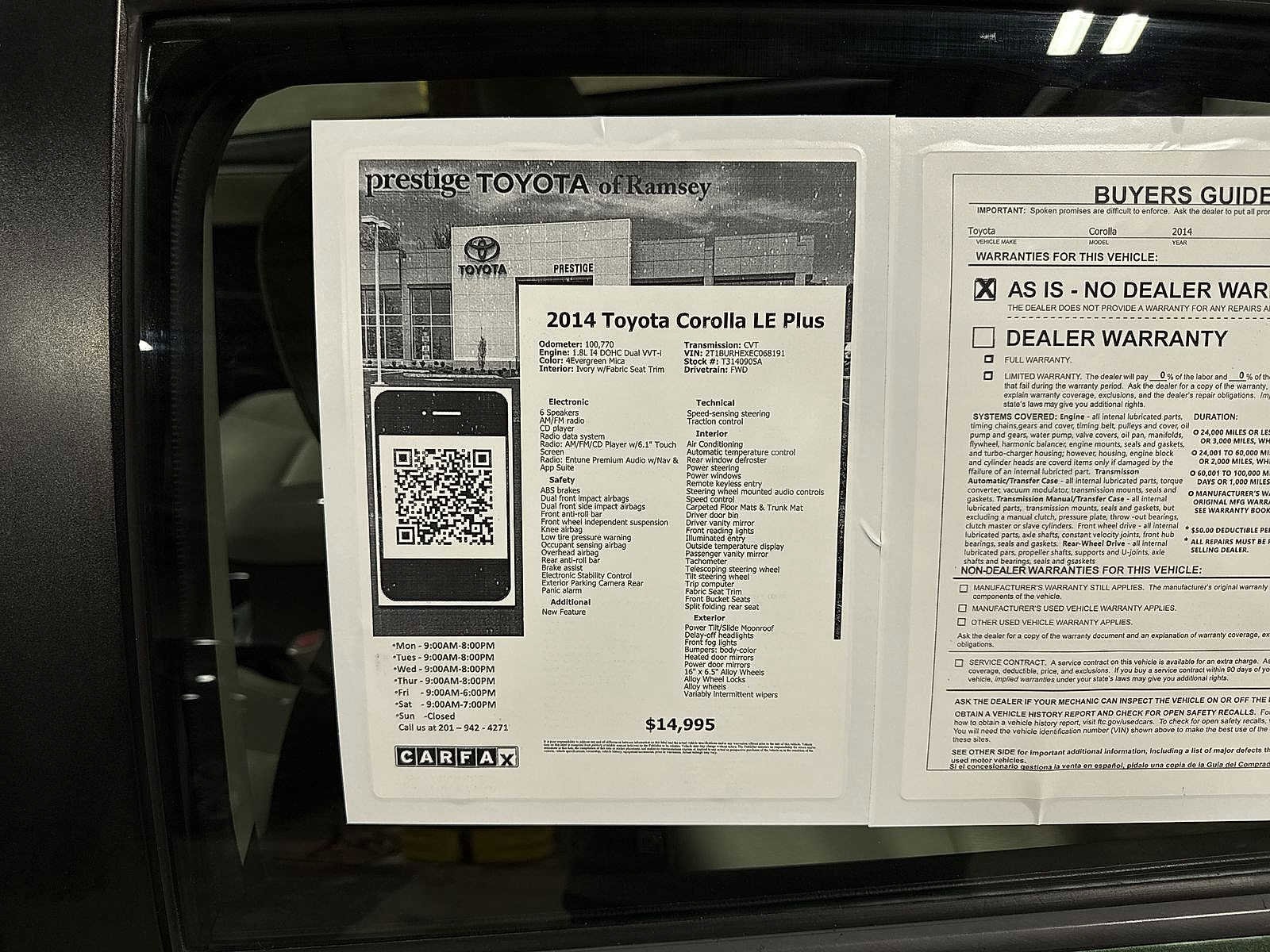 Thumbnail: 2014 Toyota Corolla - 12