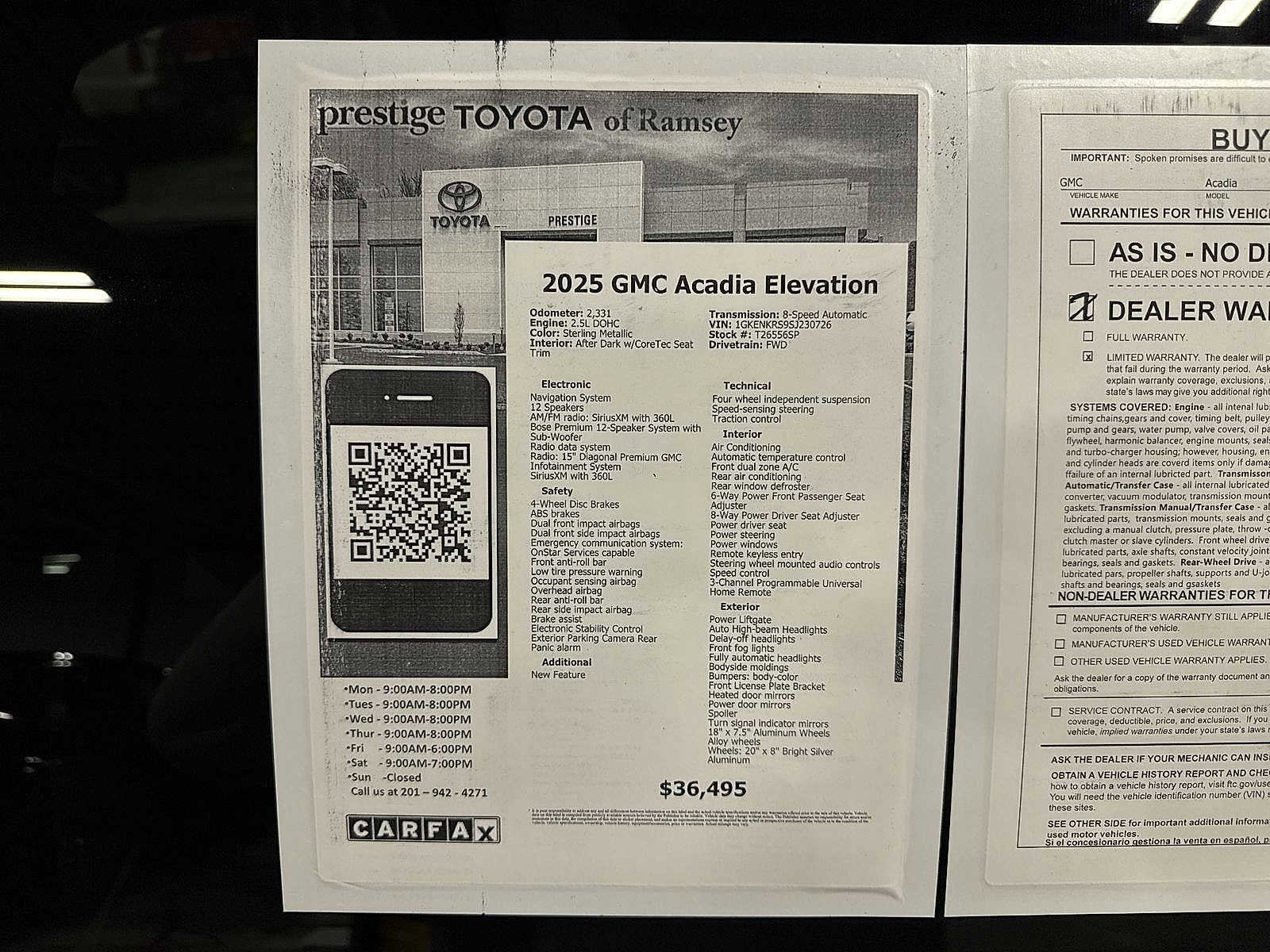 Thumbnail: 2025 GMC Acadia - 13