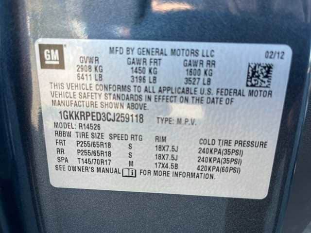 Thumbnail: 2012 GMC Acadia - 9