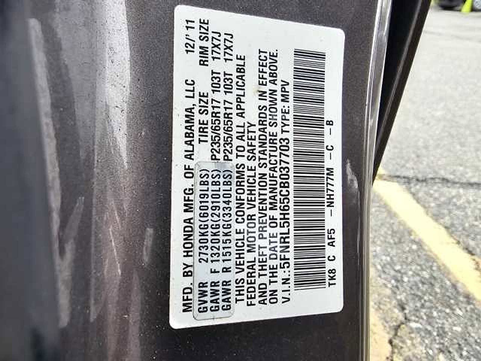 Thumbnail: 2012 Honda Odyssey - 9