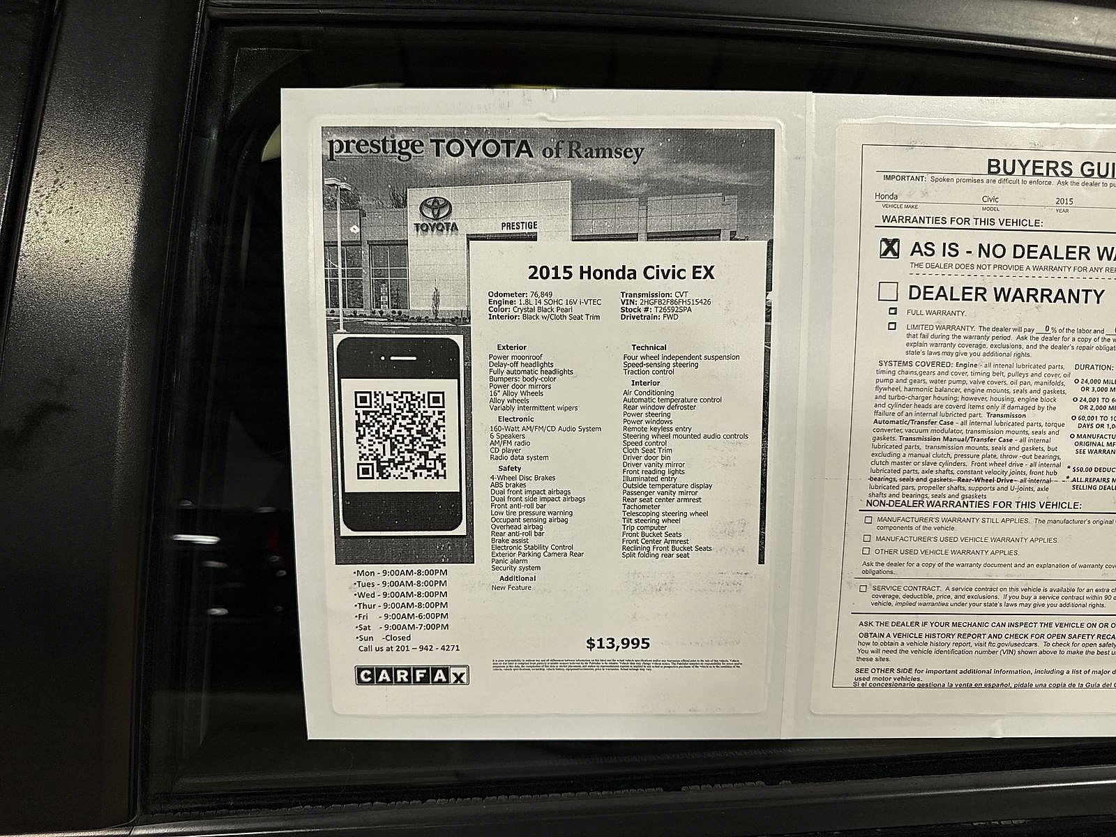 Thumbnail: 2015 Honda Civic - 13