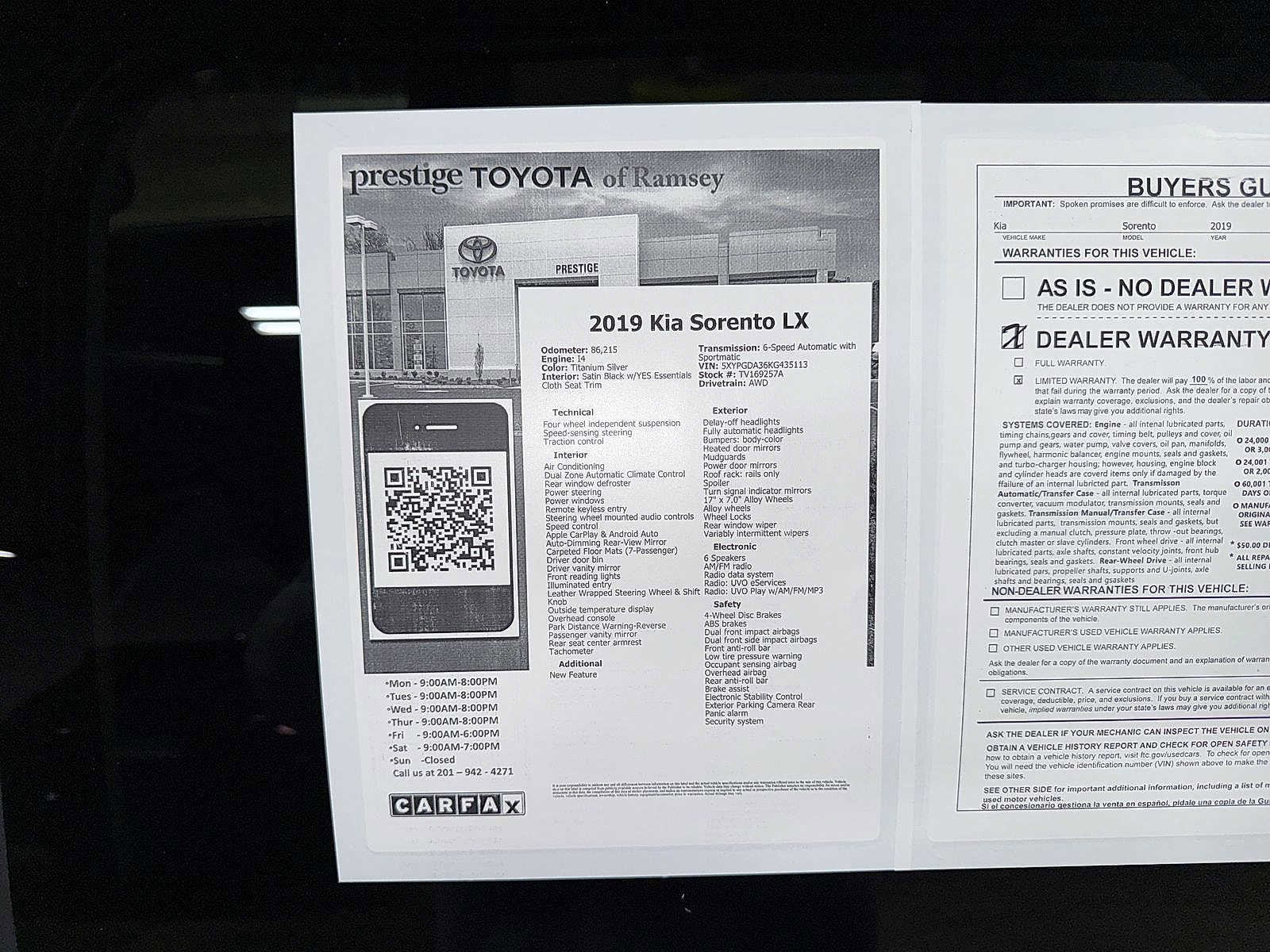 Thumbnail: 2019 Kia Sorento - 13