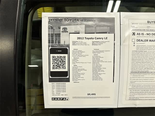 Thumbnail: 2012 Toyota Camry - 13