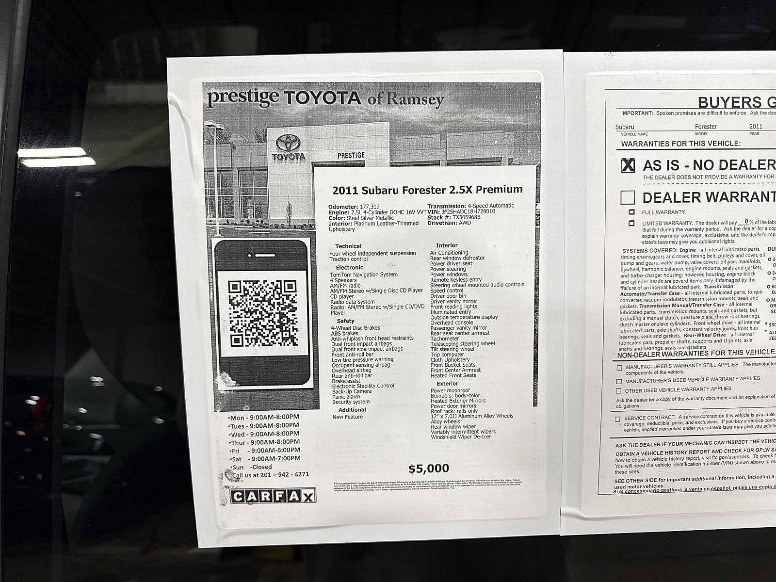 Thumbnail: 2011 Subaru Forester - 13