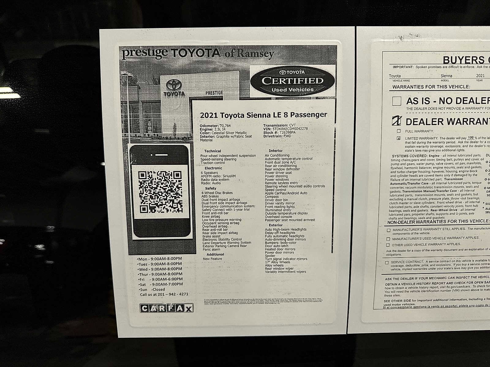 Thumbnail: 2021 Toyota Sienna - 13