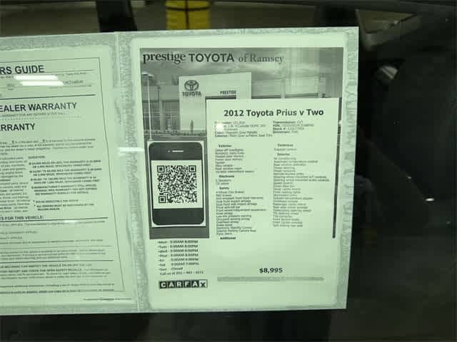 Thumbnail: 2012 Toyota Prius v - 13