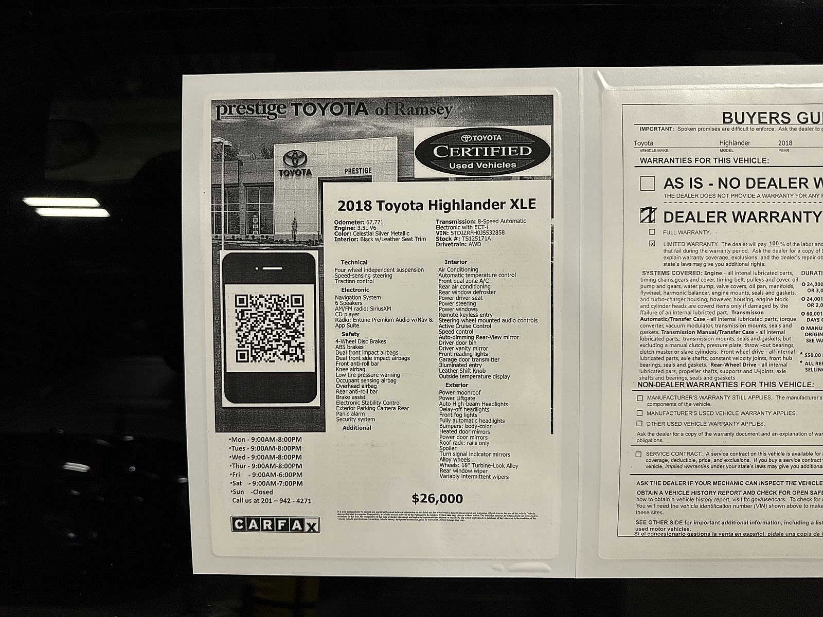 Thumbnail: 2018 Toyota Highlander - 13