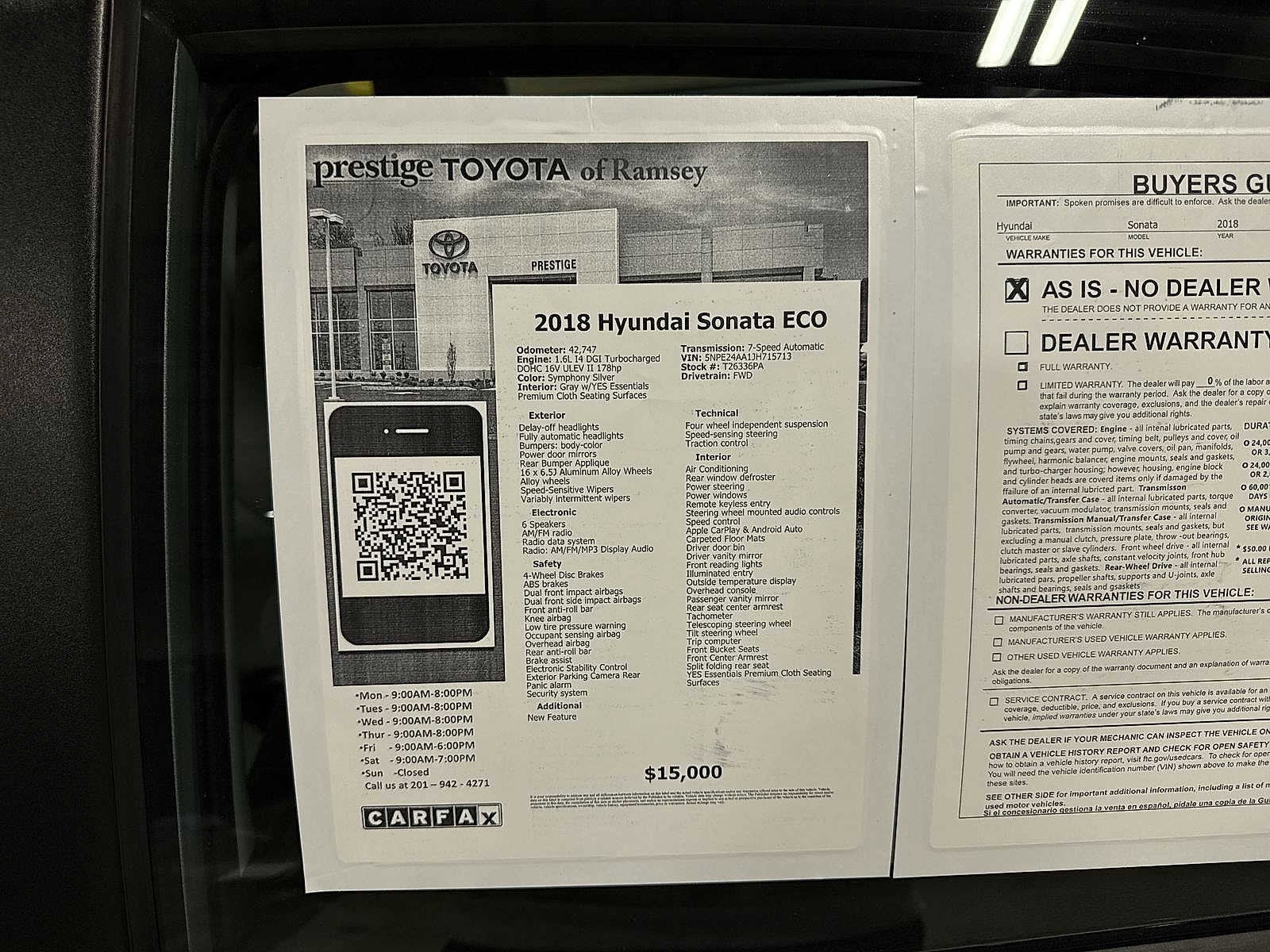 Thumbnail: 2018 Hyundai Sonata - 13