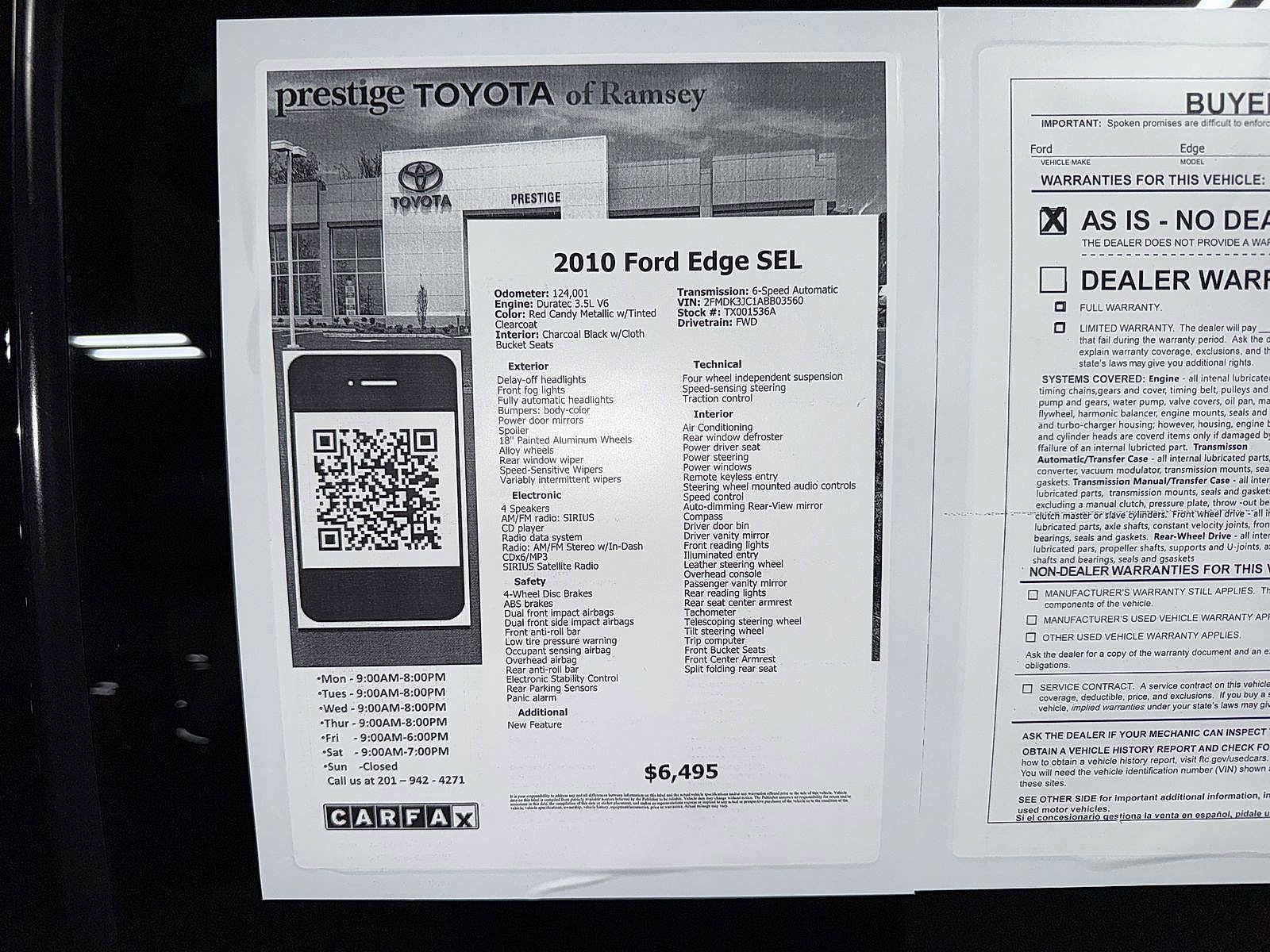 Thumbnail: 2010 Ford Edge - 13