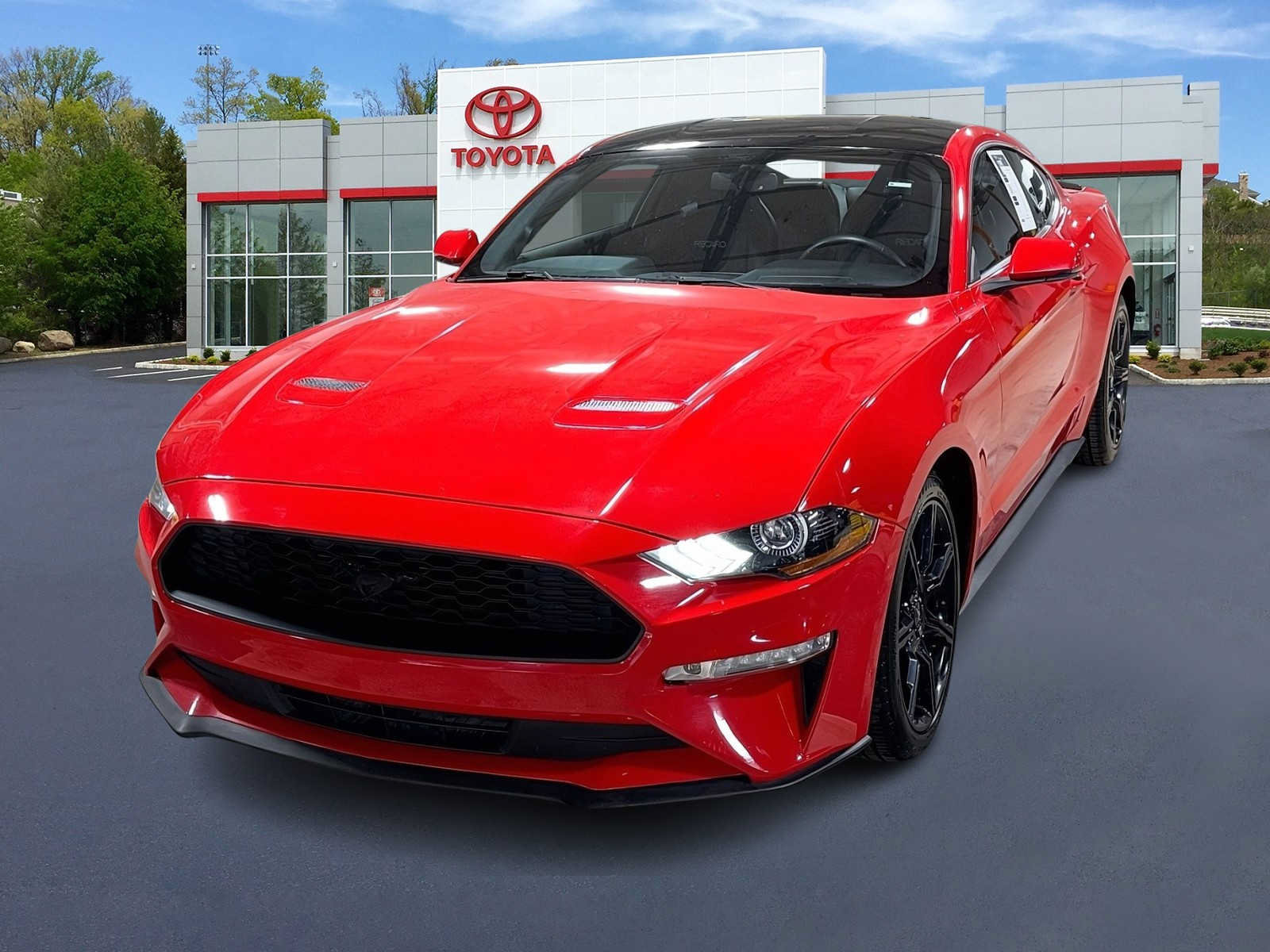 Race Red 2018 Ford Mustang Coupe  Manual