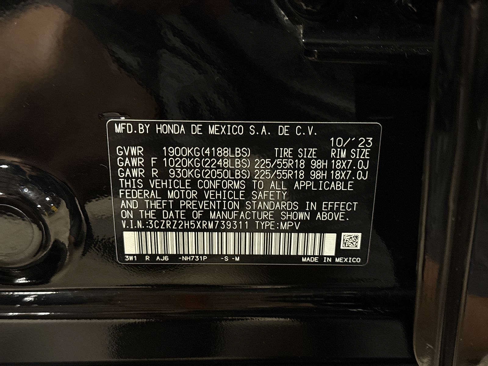 hnページ Used 2024 Honda HR-V For Sale at Prestige Toyota of Ramsey | VIN