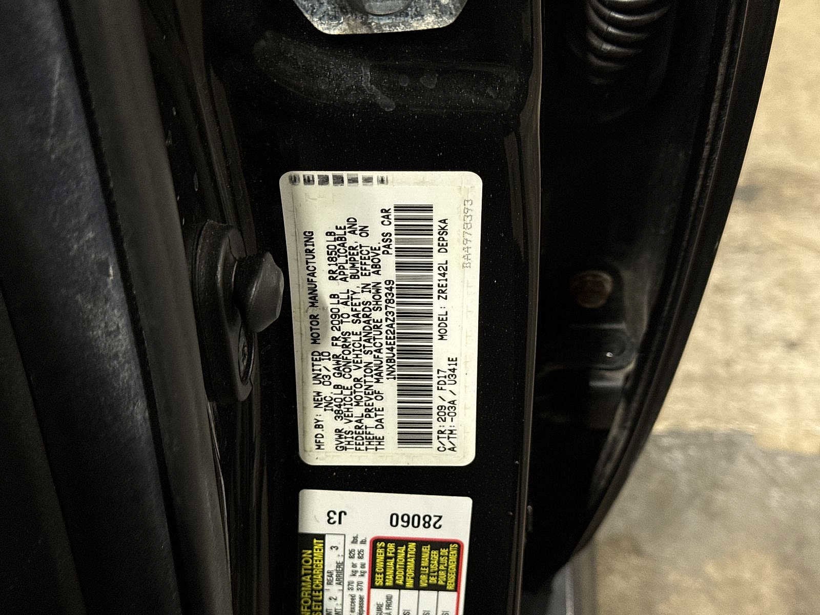 Thumbnail: 2010 Toyota Corolla - 13