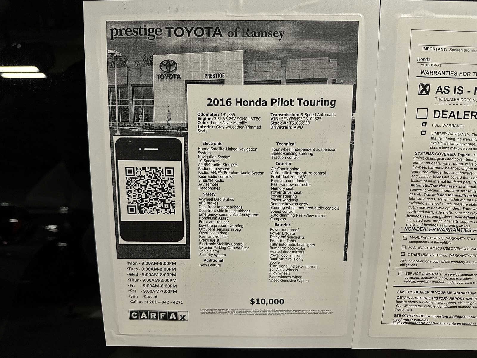 Thumbnail: 2016 Honda Pilot - 12