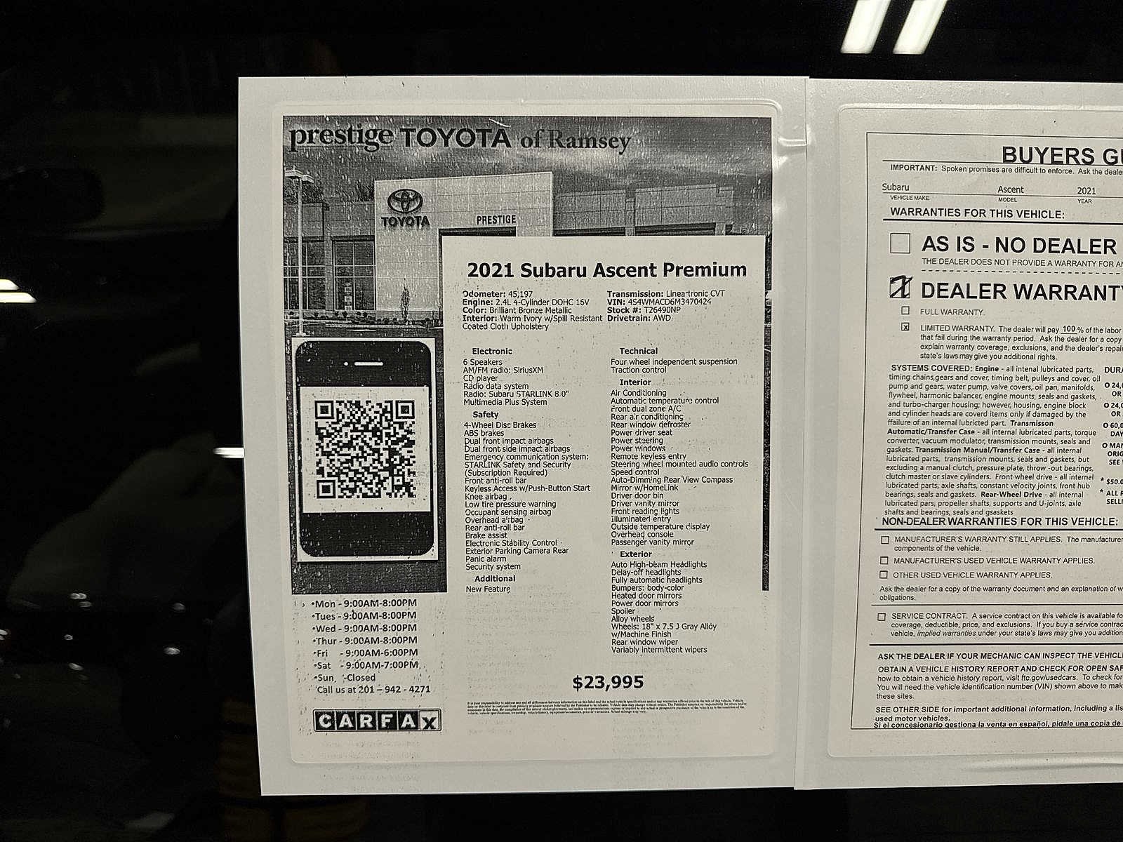 Thumbnail: 2021 Subaru Ascent - 13