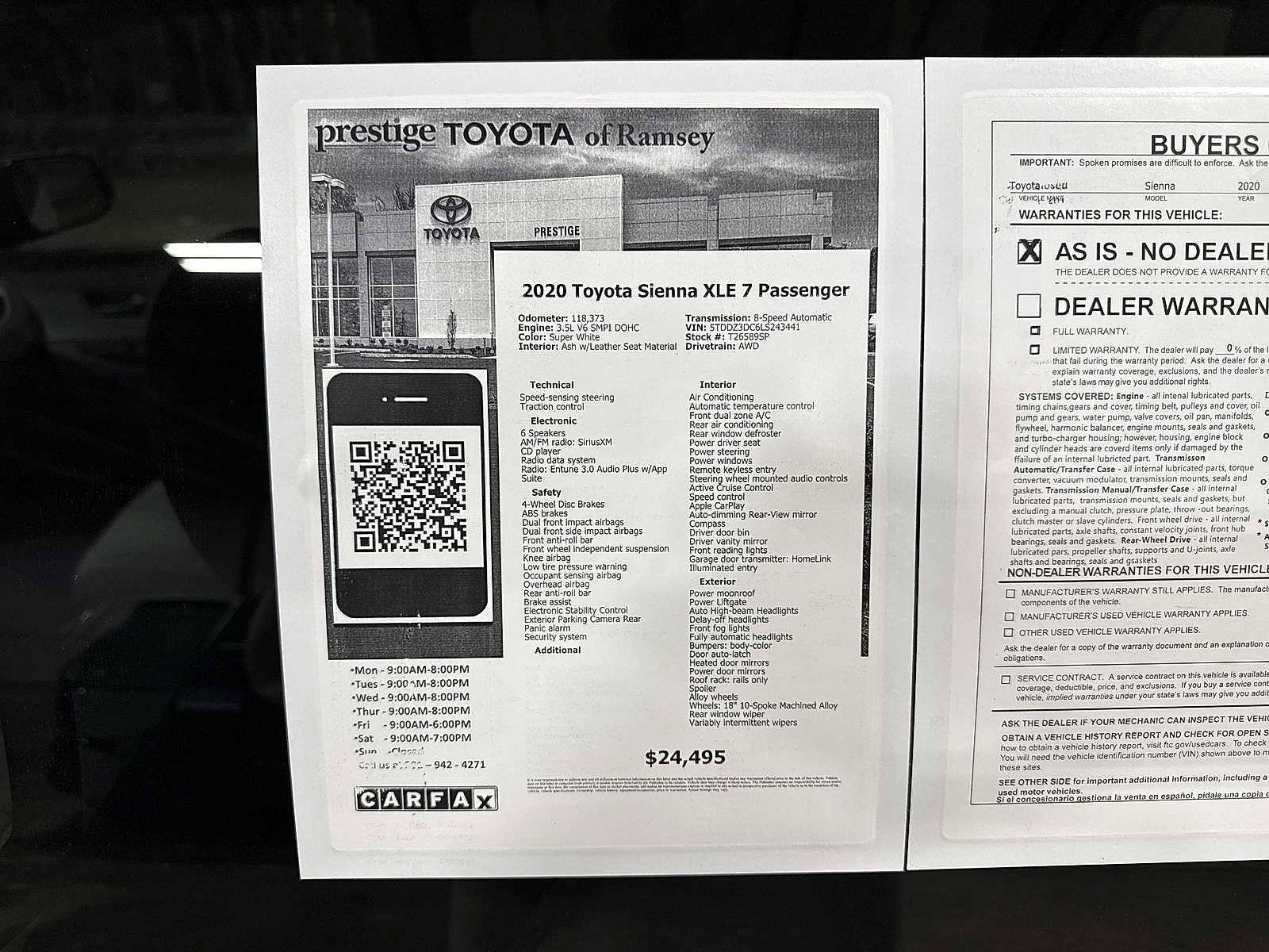 Thumbnail: 2020 Toyota Sienna - 13