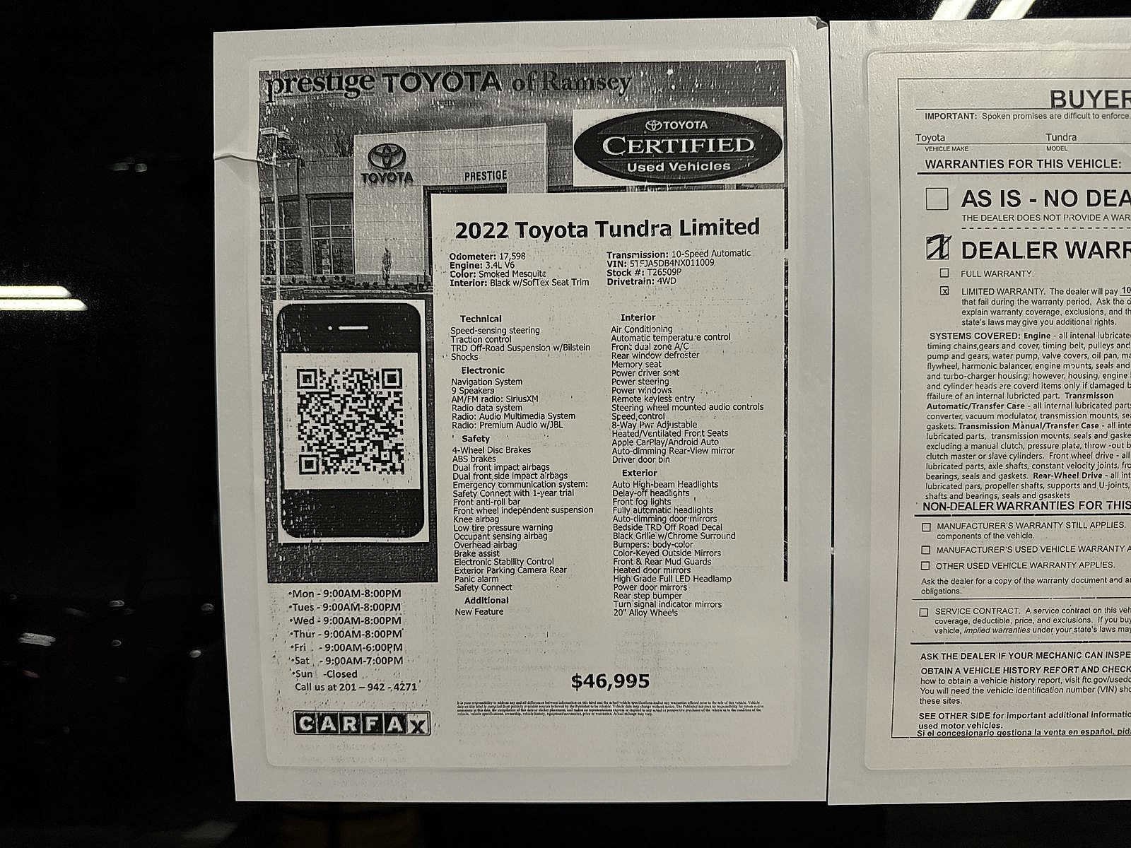 Thumbnail: 2022 Toyota Tundra - 13