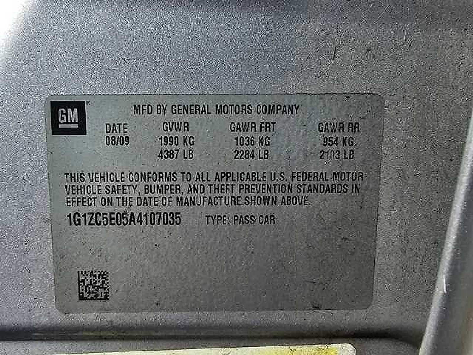 Thumbnail: 2010 Chevrolet Malibu - 11