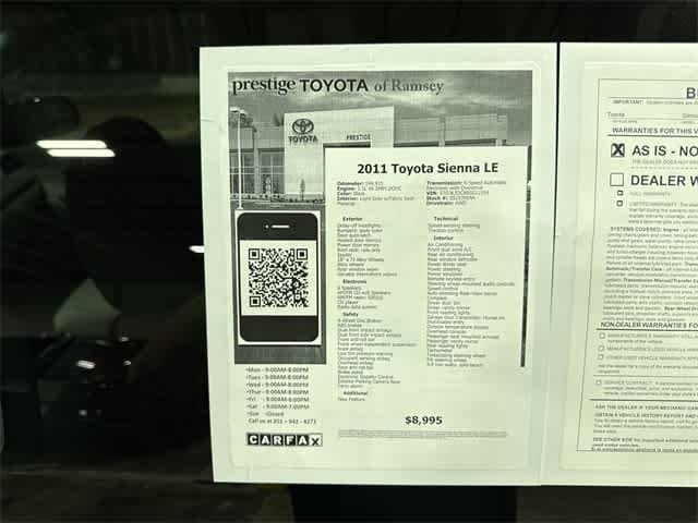 Thumbnail: 2011 Toyota Sienna - 12