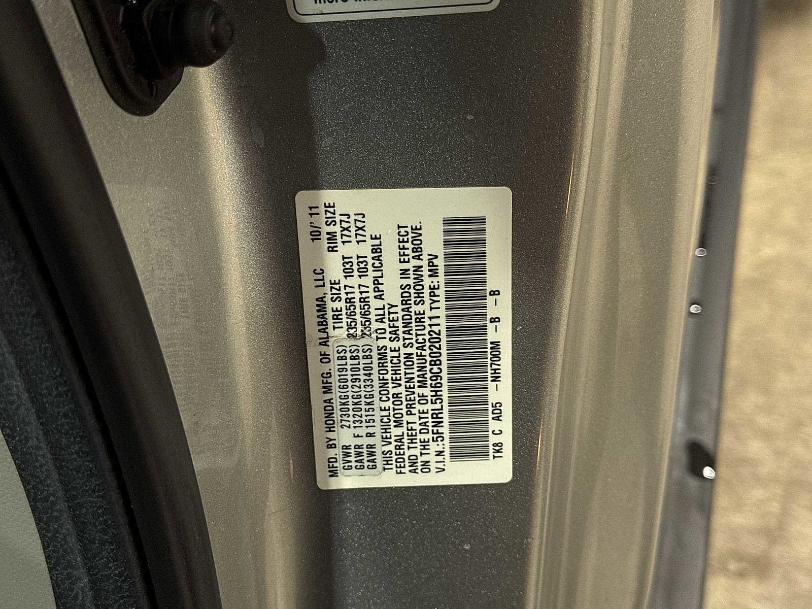 Thumbnail: 2012 Honda Odyssey - 14