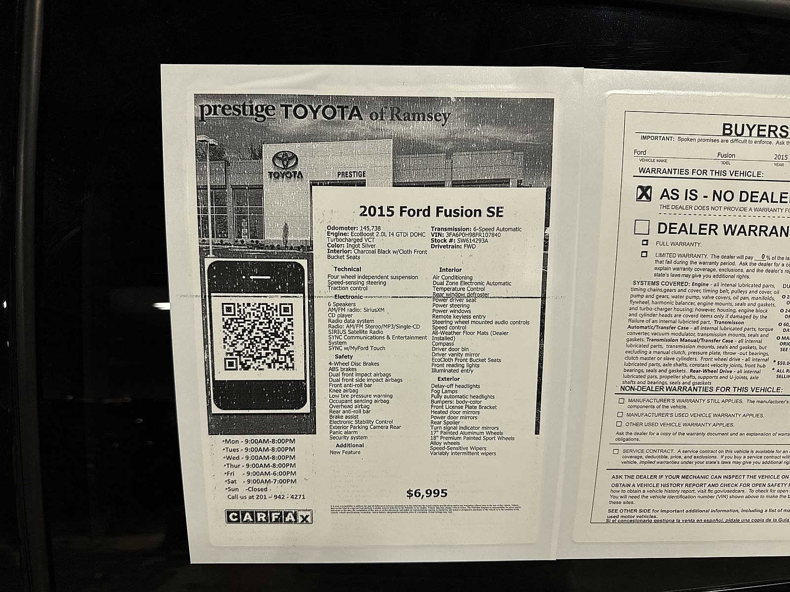 Thumbnail: 2015 Ford Fusion - 12