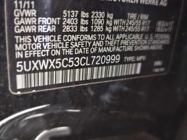 Thumbnail: 2012 BMW X3 - 9