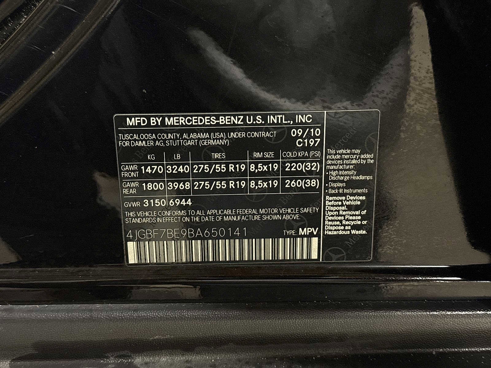 Thumbnail: 2011 Mercedes-Benz GL-Class - 14