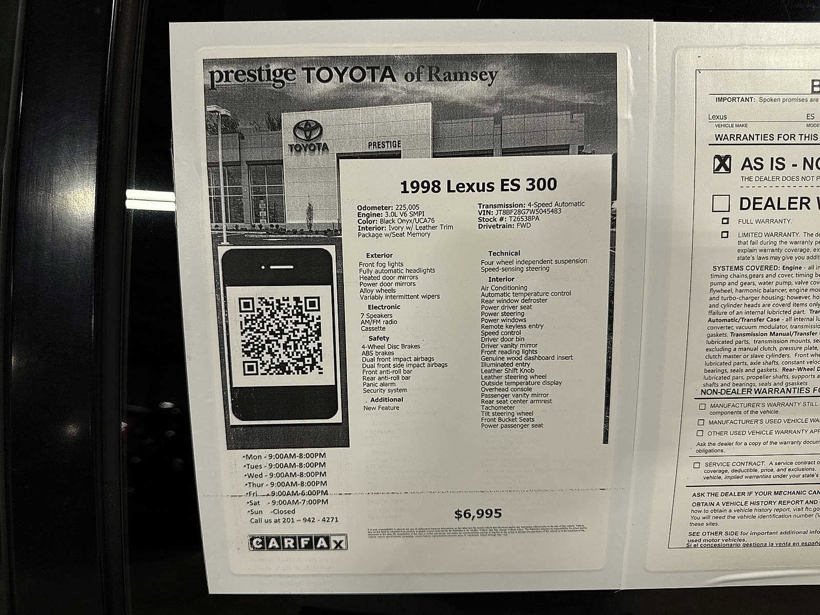 Thumbnail: 1998 Lexus ES - 13