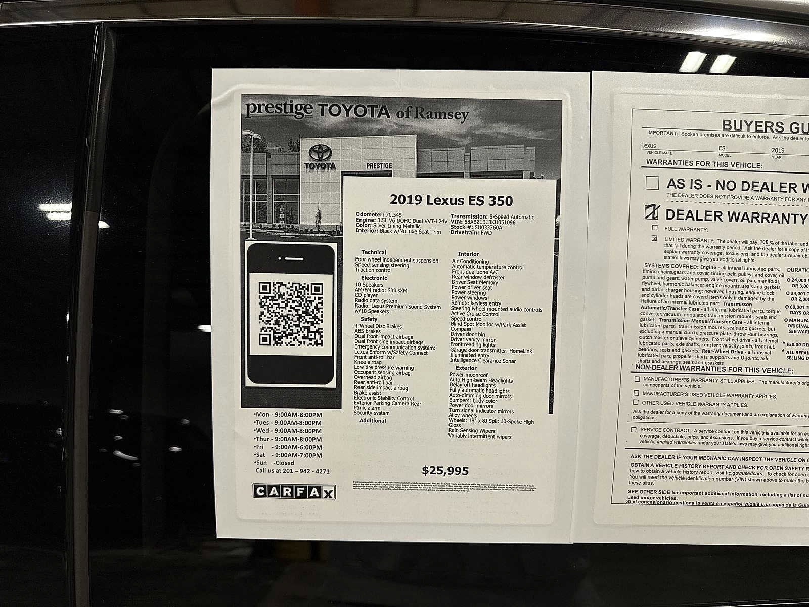 Thumbnail: 2019 Lexus ES - 13