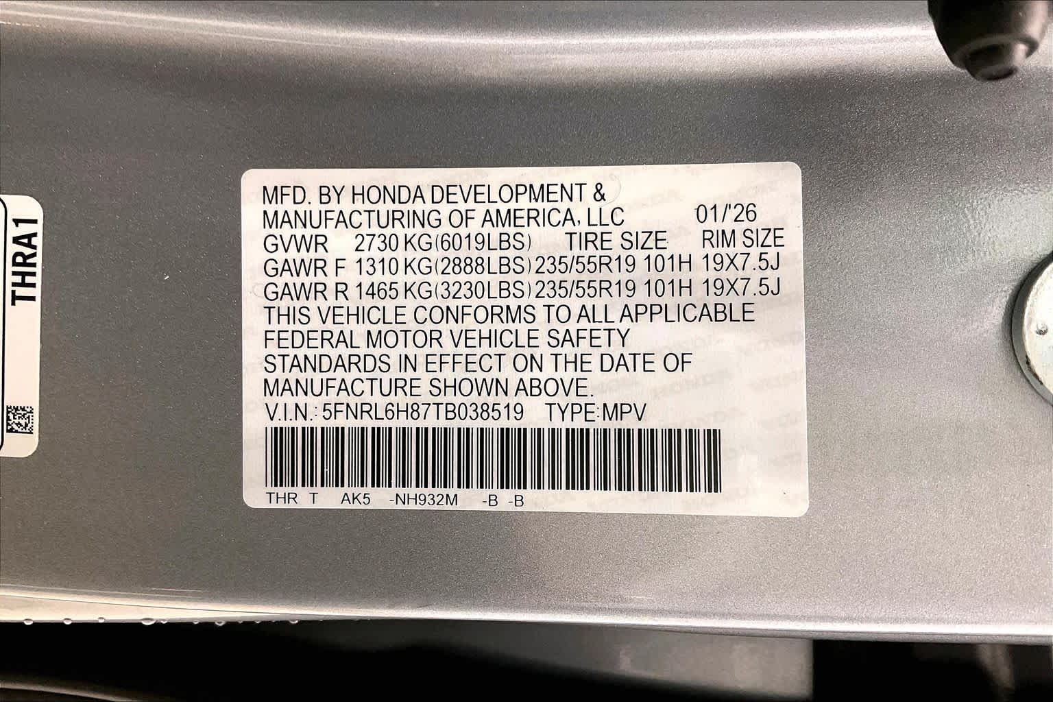 Thumbnail: 2026 Honda Odyssey - 21