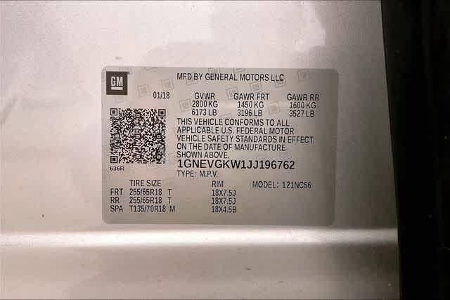 Thumbnail: 2018 Chevrolet Traverse - 22