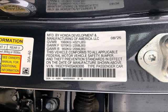 2025 Honda Accord SE - Photo 22