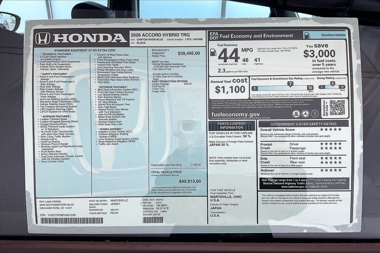 Thumbnail: 2026 Honda Accord - 23