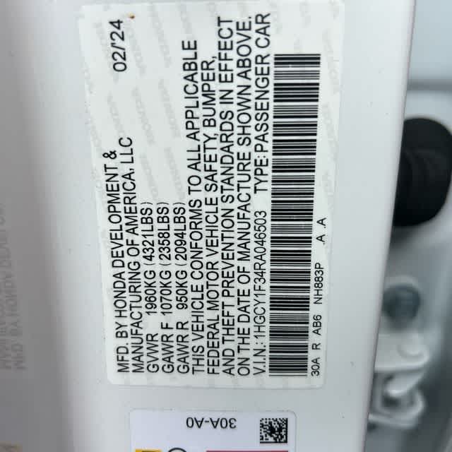 2024 Honda Accord EX - Photo 10