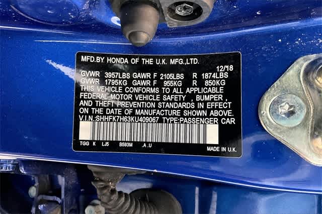 Thumbnail: 2019 Honda Civic - 22