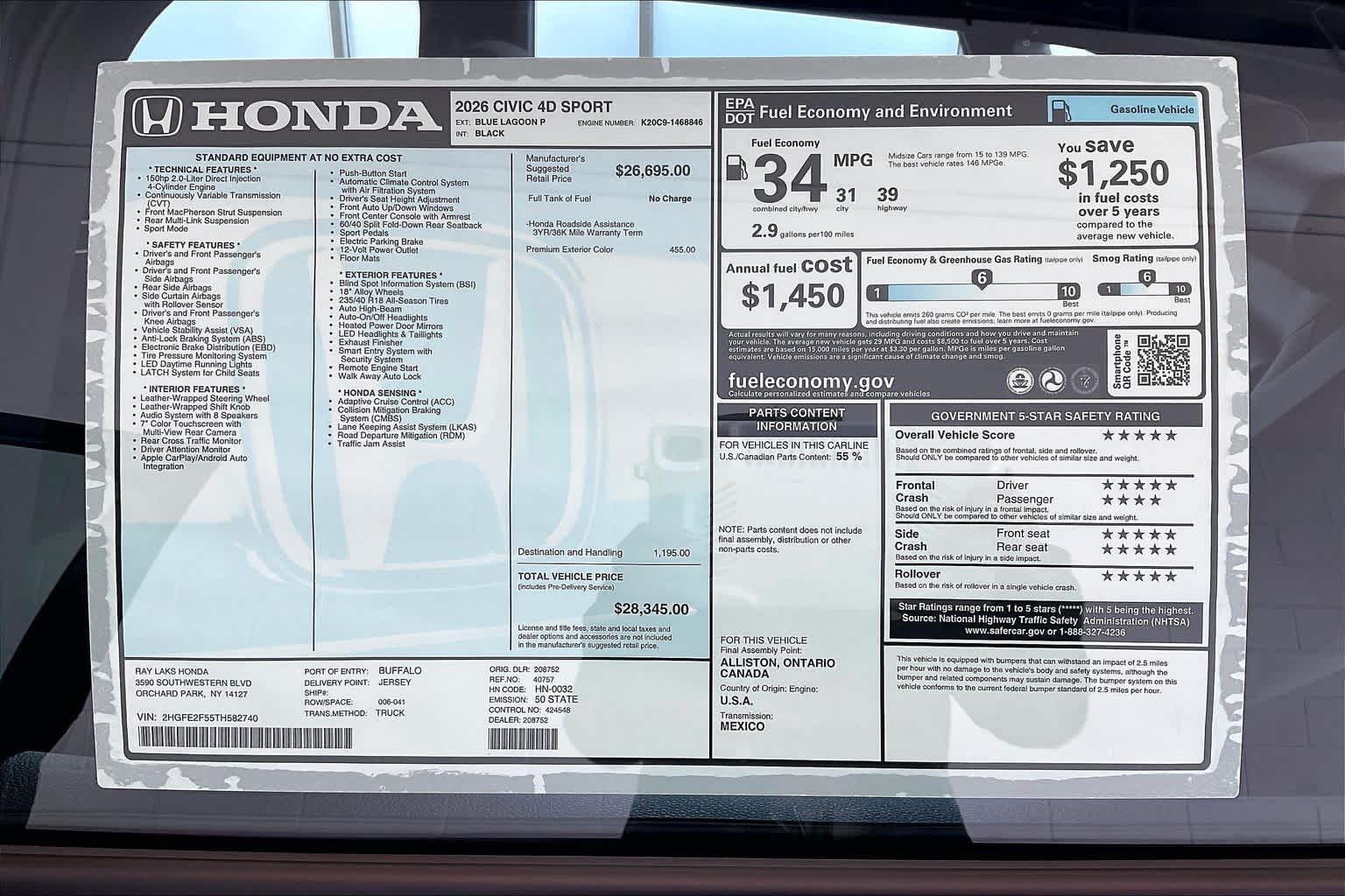 Thumbnail: 2026 Honda Civic - 22