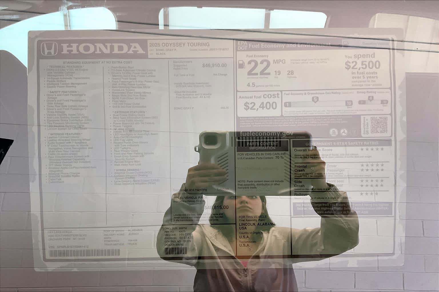 2025 Honda Odyssey Touring 23