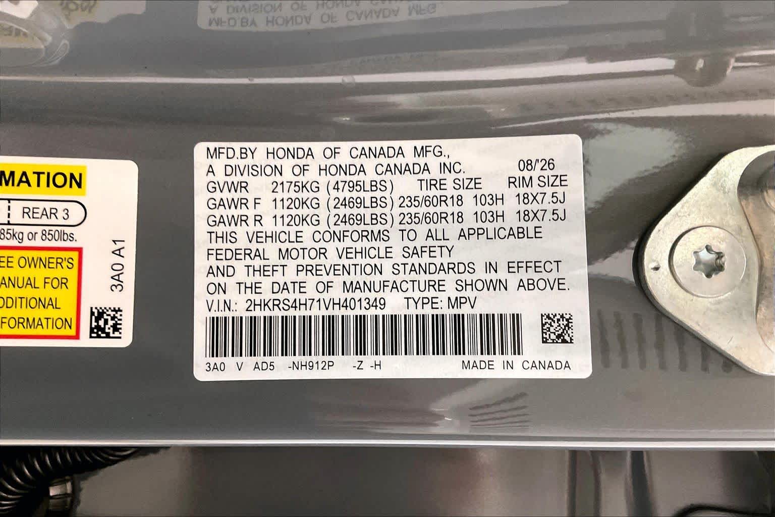 2027 Honda CR-V EX-L - Photo 21