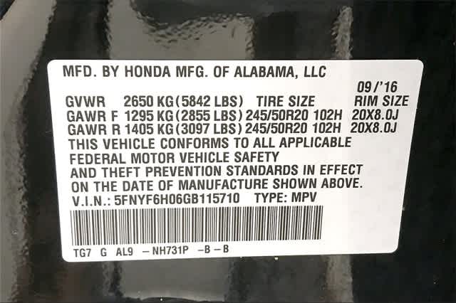 Thumbnail: 2016 Honda Pilot - 24