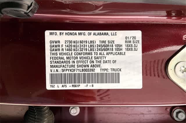 Thumbnail: 2020 Honda Ridgeline - 22