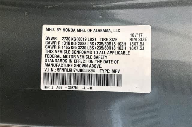 Thumbnail: 2018 Honda Odyssey - 22