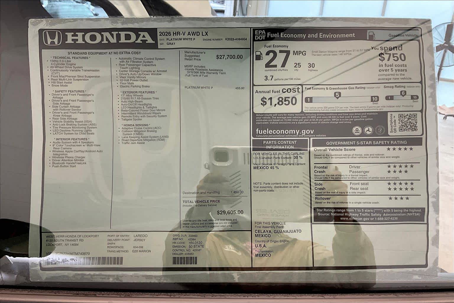 Thumbnail: 2026 Honda HR-V - 22