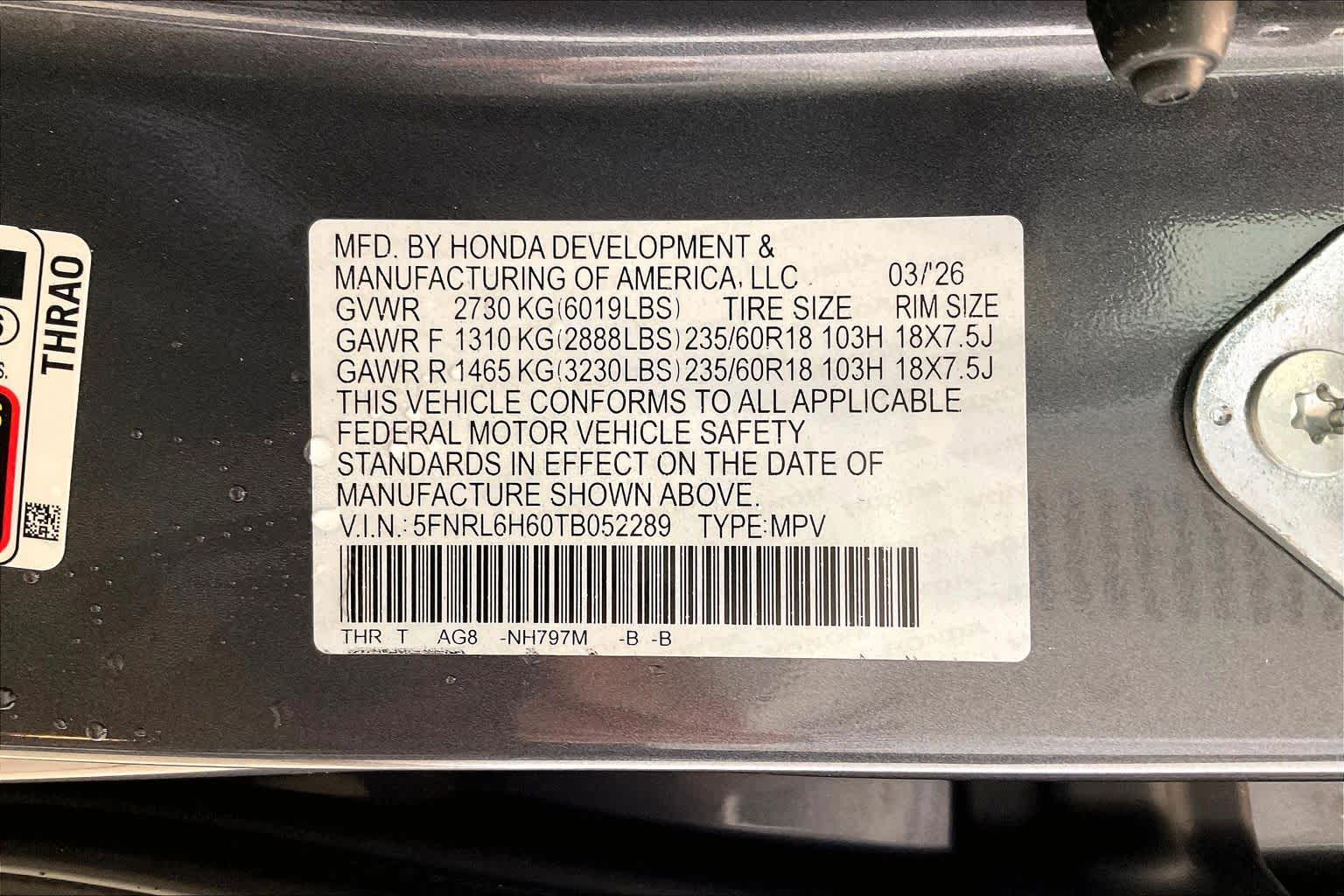 Thumbnail: 2026 Honda Odyssey - 21