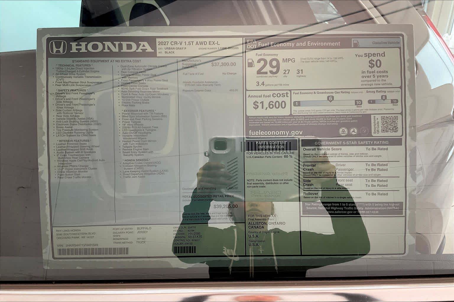 2027 Honda CR-V EX-L - Photo 23